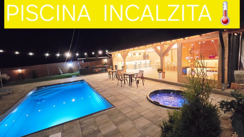 Cabana de inchiriat cu piscina ,sauna , ciubar / Inchiriez Cabana