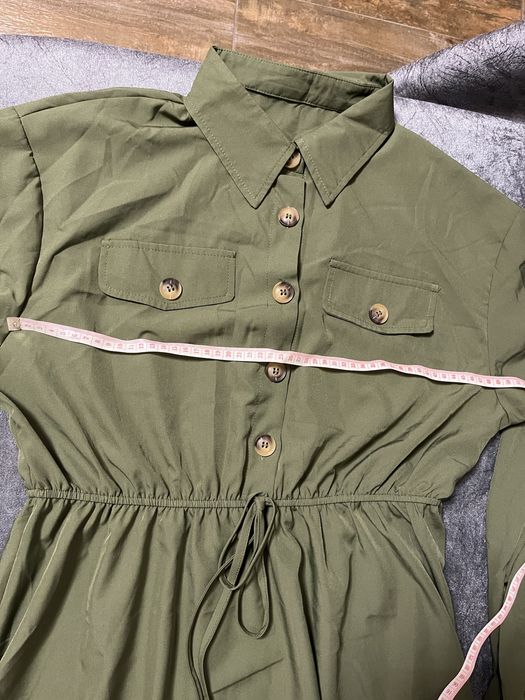 Rochie verde militar