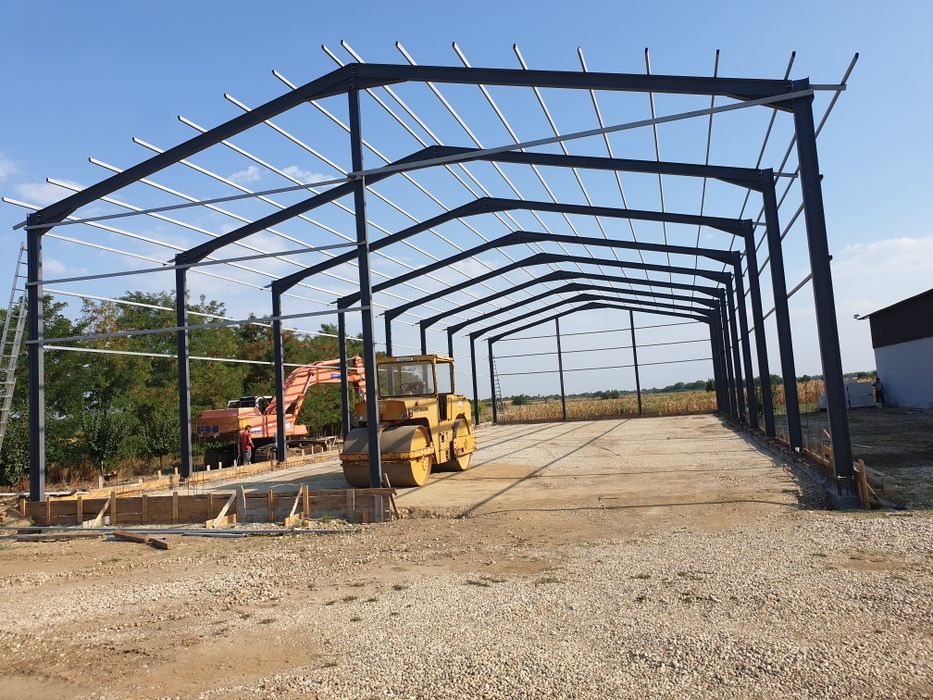 Vând structura metalica 7X25X6 sau 10X20X5 sau 12X30X4