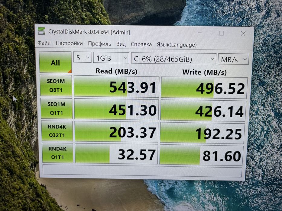 SSD (m.2) Transcend 500 GB новый