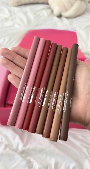 Huda Beauty Lip Contour Stain + rhode Peptide Lip Tint гланц оригинал