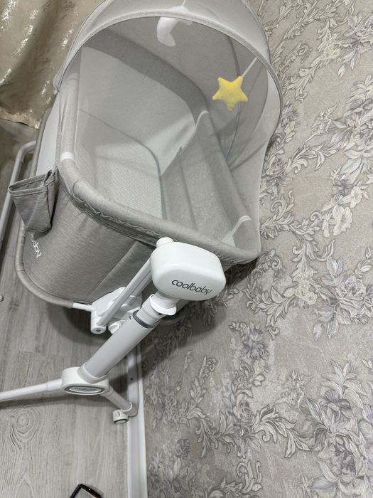 Детская кровать манеж с автоматическим укачиванием