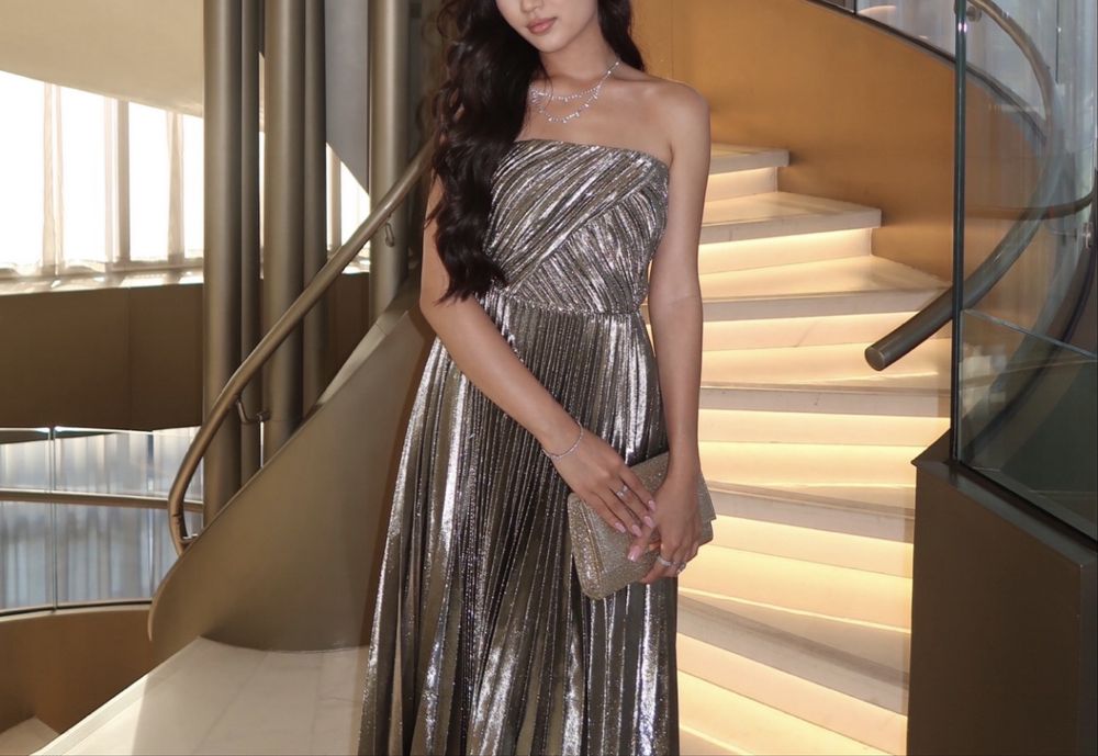 Вечернее длинное платье, размер S