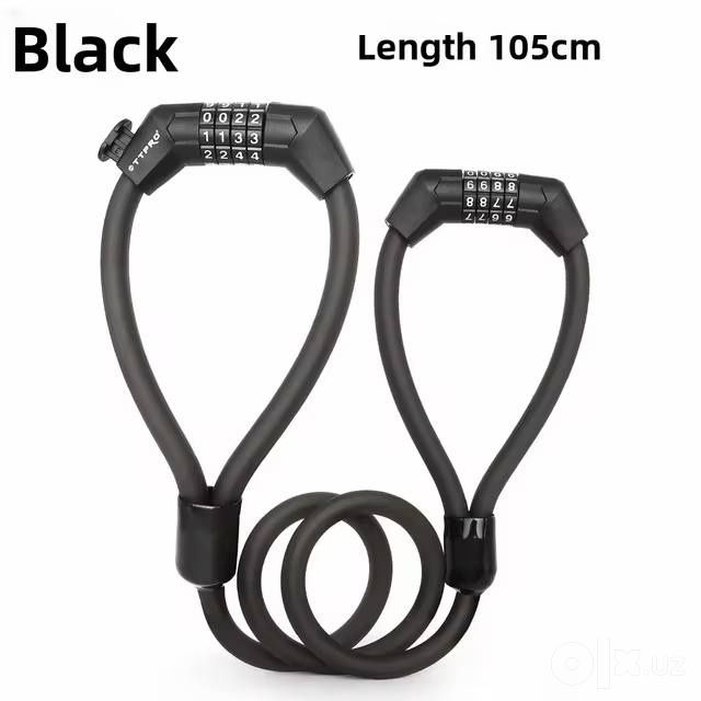 Надежный кодовый замок TTPro Double Lock двойной велосипед, скутер.