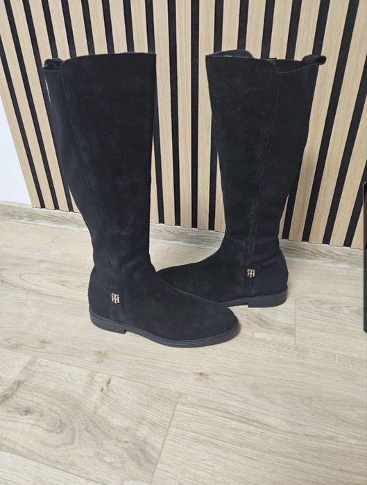 Cizme lungi riding Tommy Hilfinger