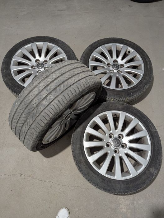 Джанти с гуми 245/45/R18 Continental UltraContact за Opel