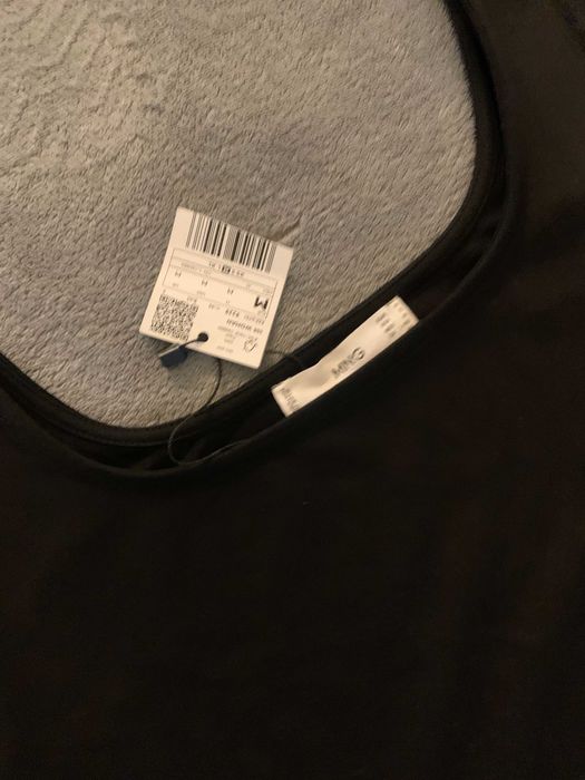 Top Mango cu maneci transparente - NOU