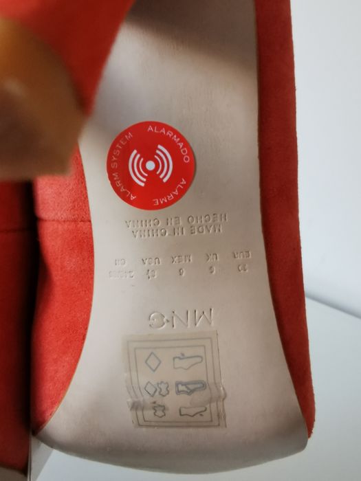 Pantofi stiletto piele naturala 39