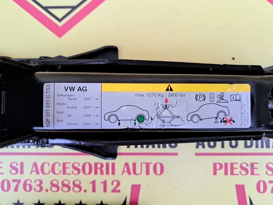 Cric auto original Vw Tiguan  Skoda Kodiaq Seat Tarraco Audi Q3