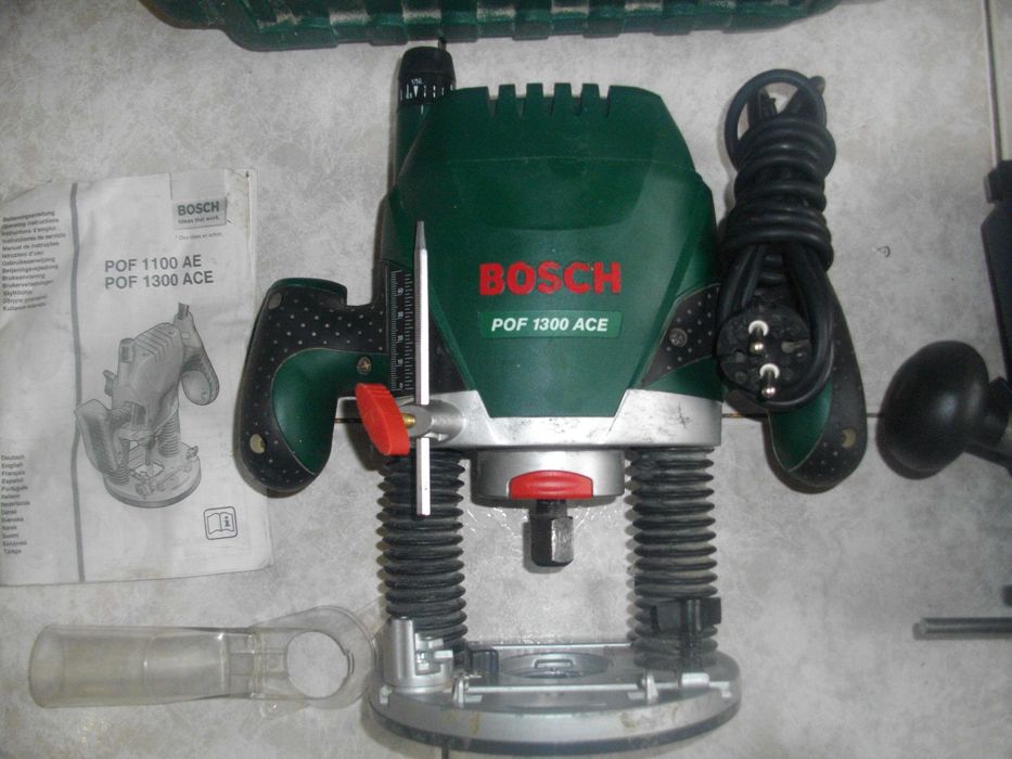 1300W-Bosch POF/1050W Top Craft Оберфреза Дърводелска Почти Нови/Отлич