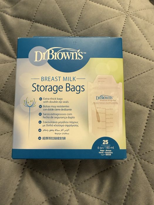 Pungi stocare lapte matern Dr. Browns