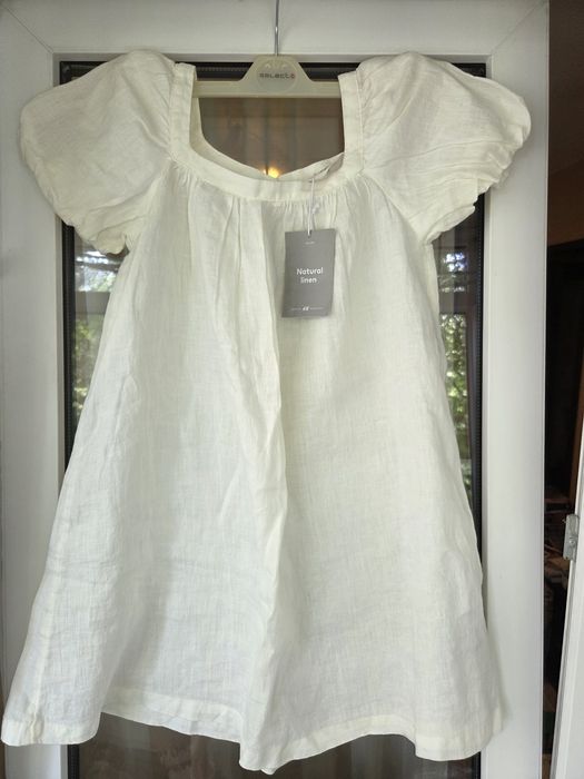 Rochie copii H&M mar 128, 100% in, noua cu eticheta