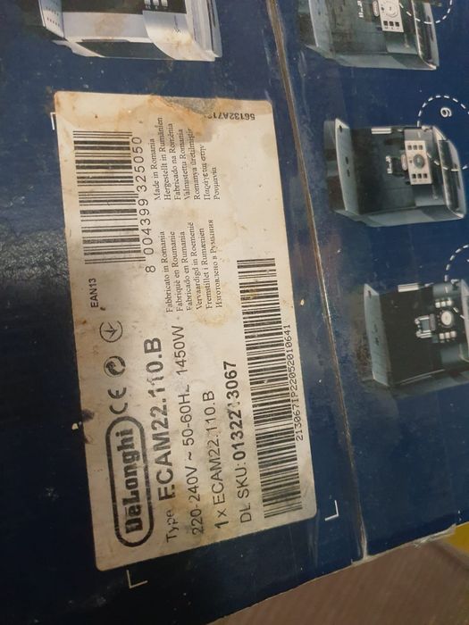 Espressor automat De'Longhi Magnifica S 1450W, 15 bar, 1.8 l