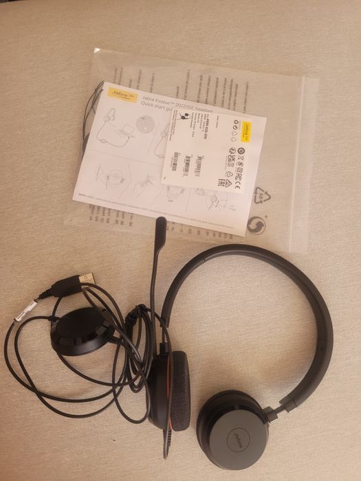 Casti Jabra Evolve 20/20SE