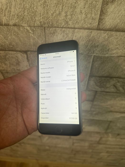 Ofertă iPhone 6 64 GB Ca Nou