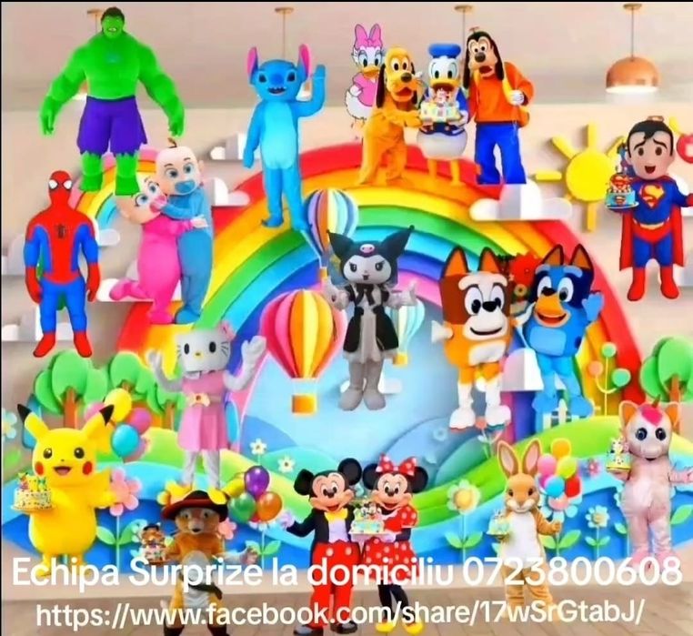 Vrei ca petrecerea copilului tau sa fie una de neuitat apeleaza exhipa