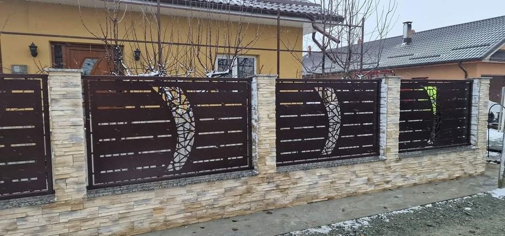 Porti metalice traforate CNC din tablă decupată