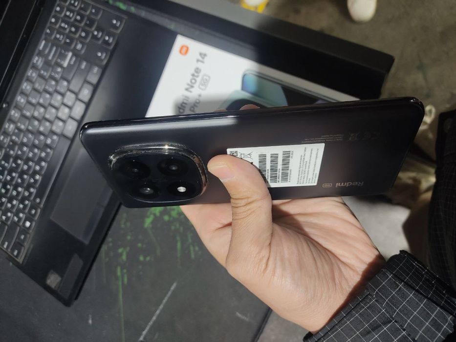 Redmi note 14pro + 5G 12/256gb [2025]iwlawi zur aybi yuq tozza telefon
