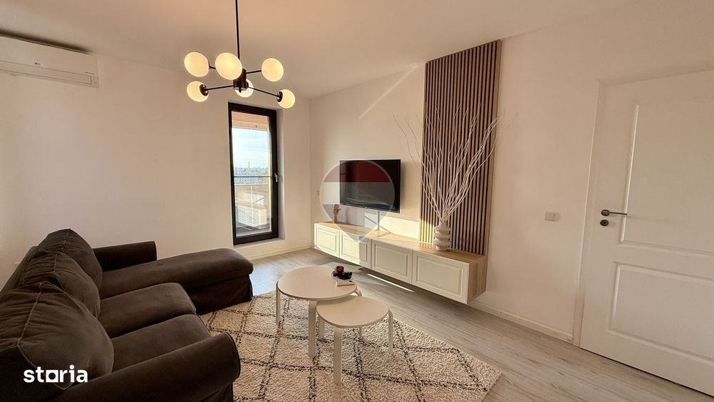 De închiriat | Apartament 2 camere | Sky Garden Residence | Bloc 2024