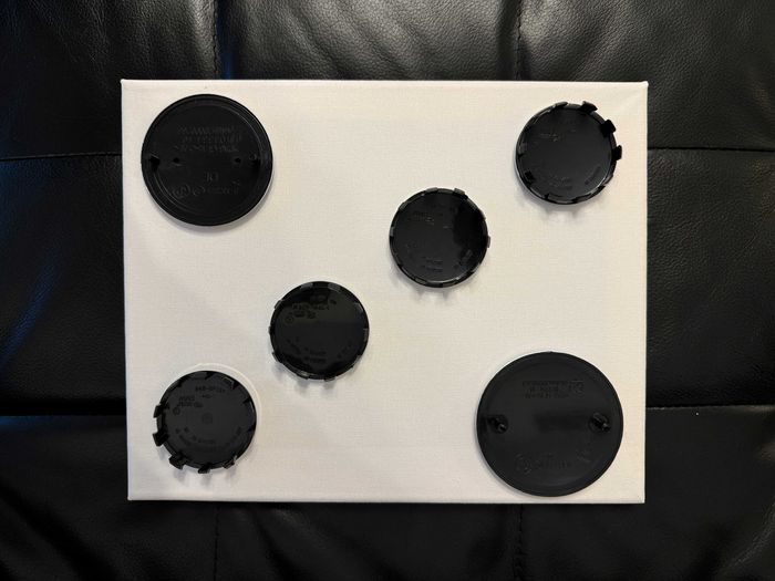 Set complet embleme premium aluminiu pentru capota jante volan BMW