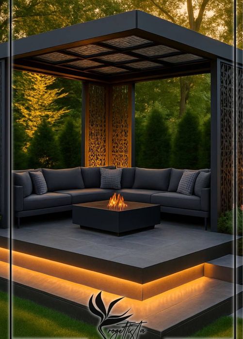 Hi-tech Naves Besedka besedki Навес бесдка