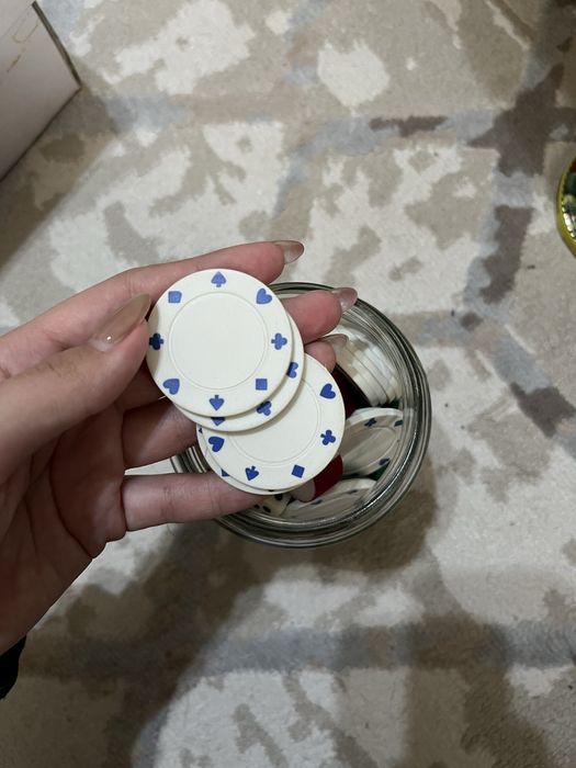 Покерные фишки без кейса