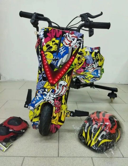 Дрифт карт, электроскутер