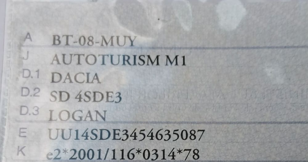 Vand Logan 2016 1,2 benzina GPL