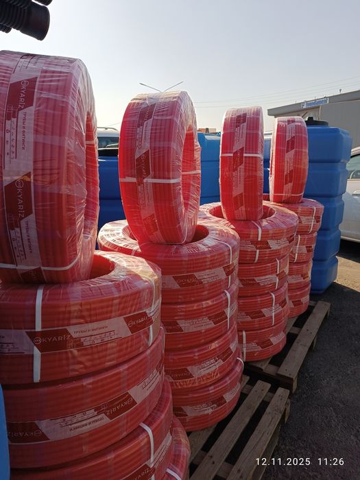 Шланг для теплого пола. Труба иссик пол учун