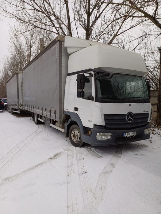 Vand Mercedes Atego 823 + remorca Gniotpol