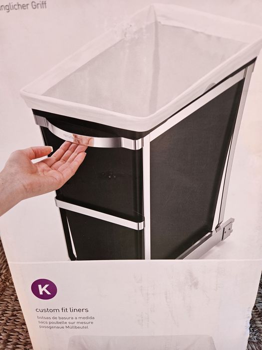 Издърпващ се кош за кухненски шкаф,