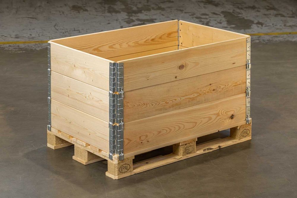 Дървени надстройки за палета. Фрейм за палета