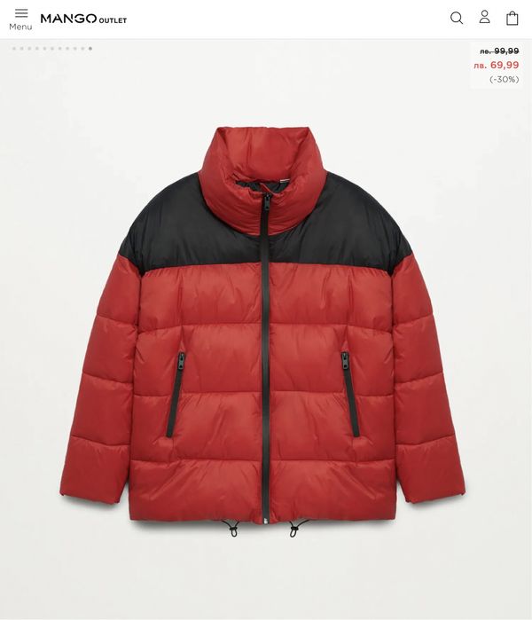 Яке Mango L размер