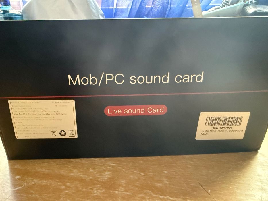 Mob/PC sound card
