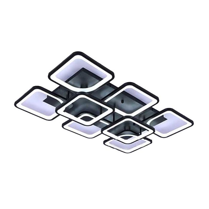 Абажур Луксозна LED 120W плафониера лампа плафон димируема квадрати