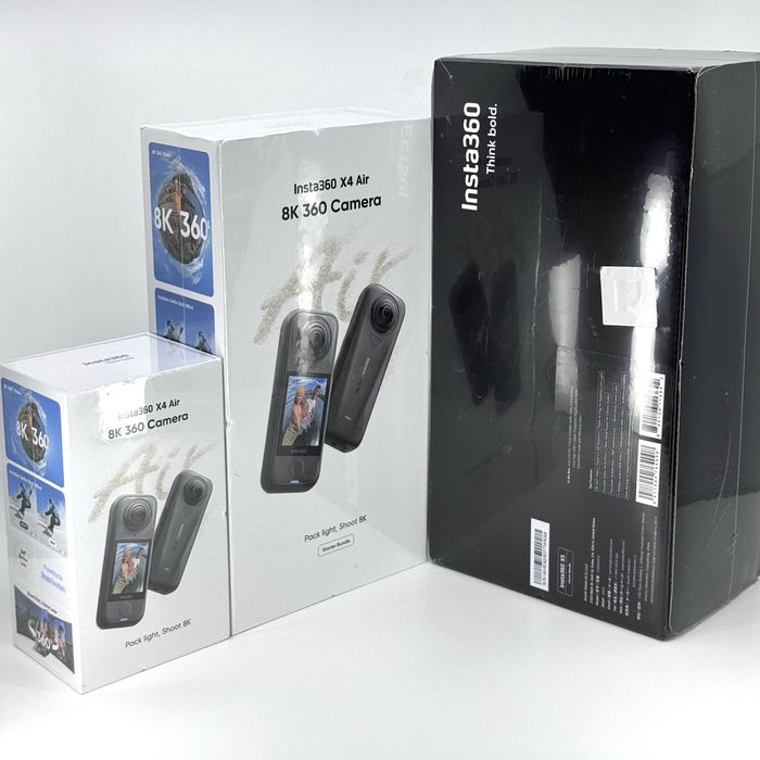 Camera Insta360 X4 Air 8K 360 Standard Bundle | Sigilata | NOUA | Factura + Garantie | Pret Fix |