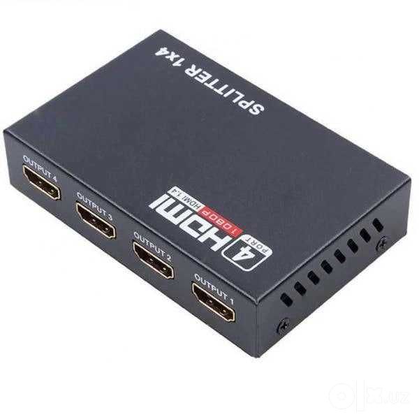 HDMI splitter spliter 4 portli 4k сплиттер сплитер
