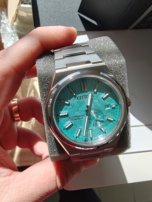 Citizen Tsuyosa Titanium automatic 41 mm nou cu garanție