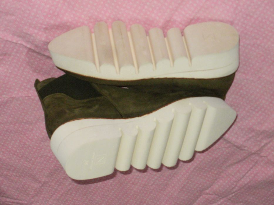 NUDE нови дамски боти естествена кожа 38