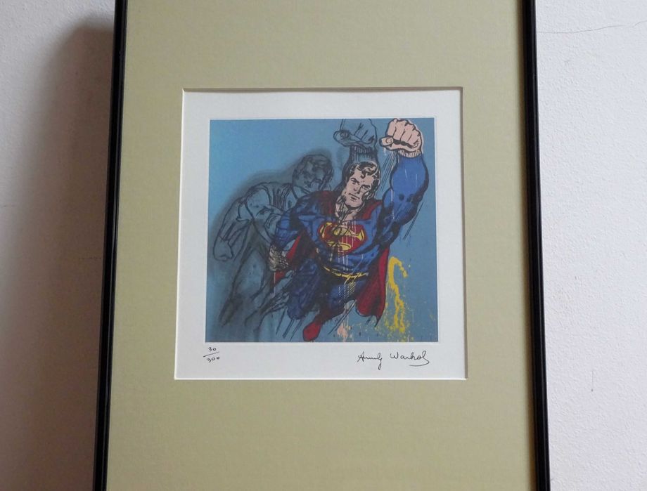 Tablou Andy Warhol, ‘Superman’| Cromolitografie RARA