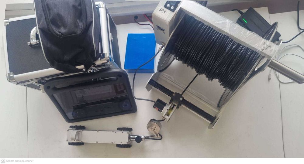 Robot Inspectie Conducte Mini 100 mm – WiFi, IP68, cablu 150m