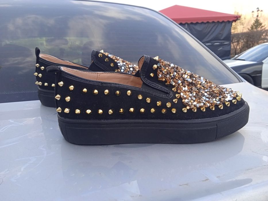 Обувь летняя с блёстками