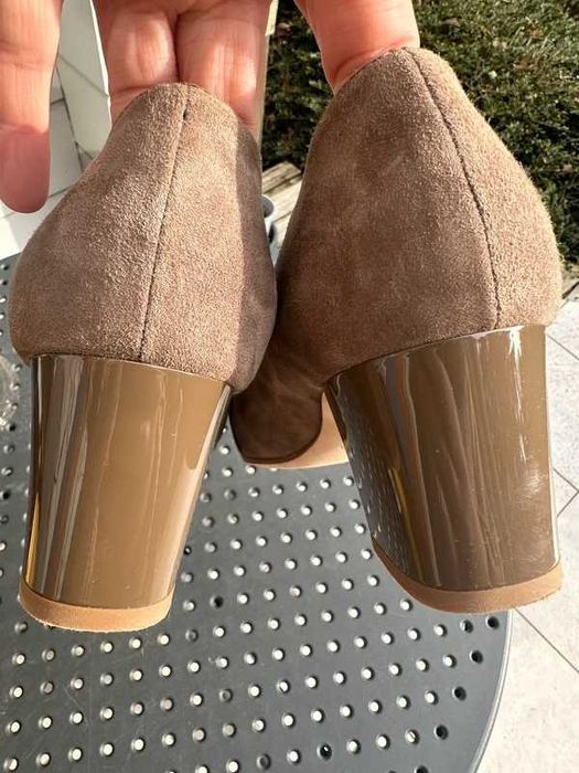 Max Mara Original Size 41.5. 100% Кожа Нови обувки