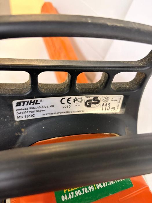 Motofierastrau Stihl MS 181, 2 CP, 31.8 cmc, 35 cm -T-