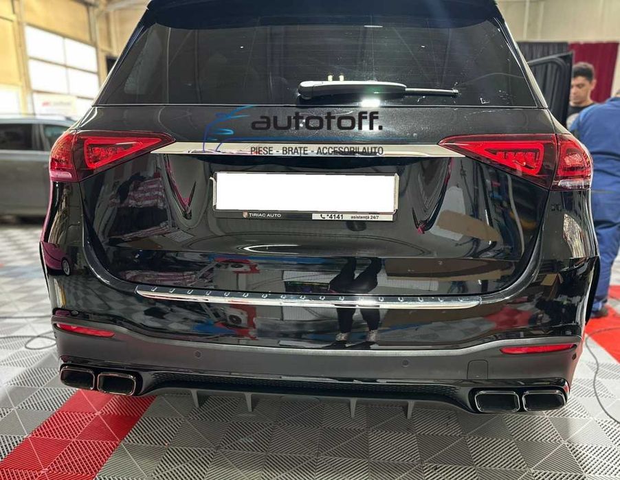 Difuzor bara spate GLE W167 (2019+) Full Black Look 63AMG