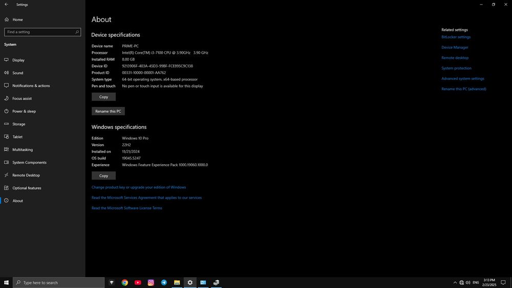 Shoshilinch!!! Kopmyuter Full komplekt. Intel i3 7100