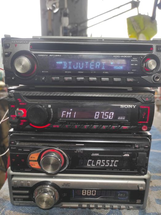 CD player auto, MP3, RADIO-CD, SONY, JVC