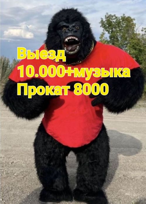 Аниматор ГОРИЛЛА /Белый медведь/Мишка Тедди/