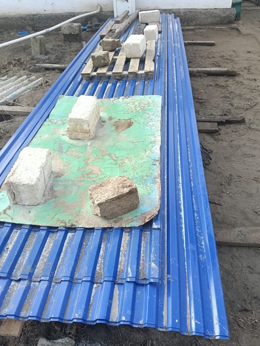 профлис 0,45мм новый сини ультрамарин