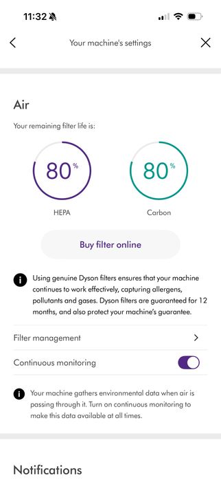 Dyson Pure Cool DP04 – Purificator + Ventilator | Stare impecabila | Filtru 89% / 80%